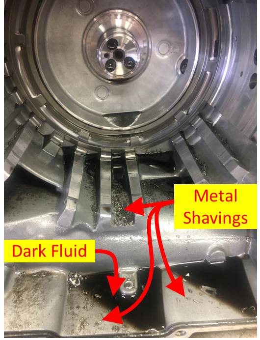 Did a transmission refresh and found a lot of metal in my pan